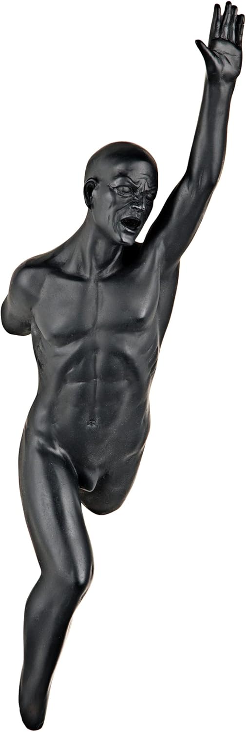 Design Toscano Facing the Future Nude Male Wall Sculpture