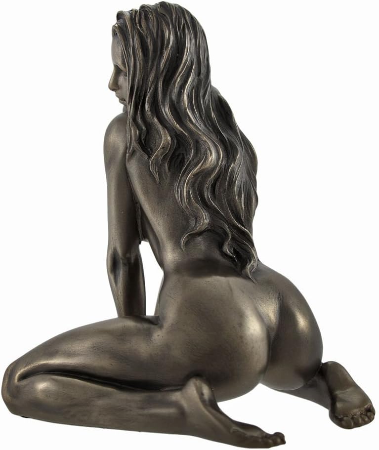 Veronese Things2Die4 Bronzed Nude Female Statue Symmetrical Pose
