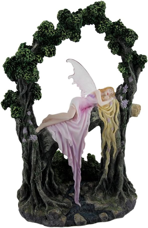 Veronese Design Rockabye by Selina Fenech Sleeping Forest Fairy Statue