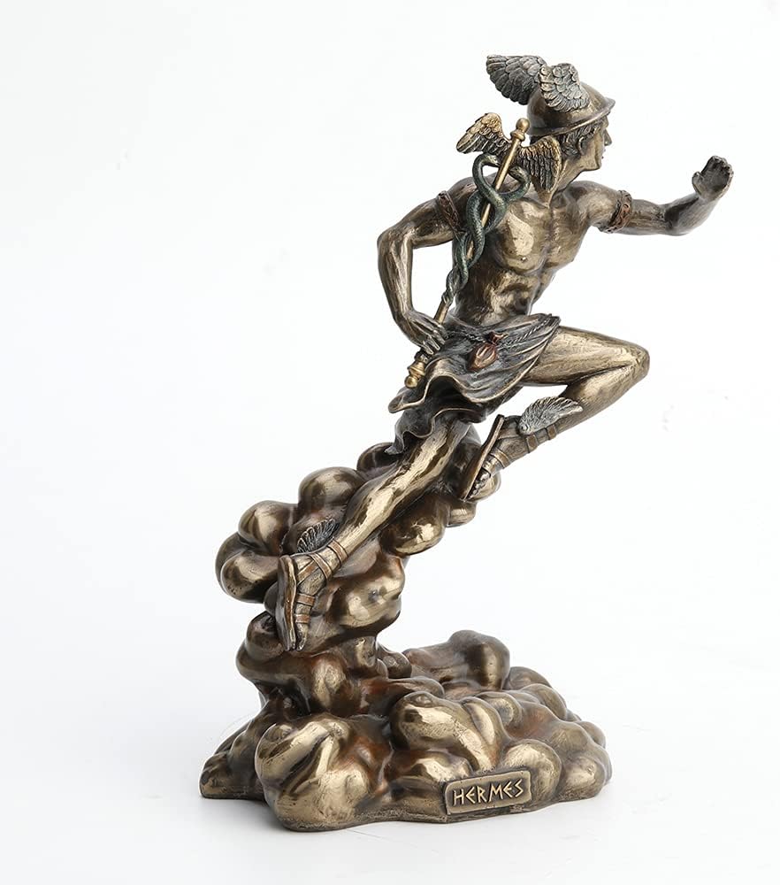 Hermes - Greek God of Travel, Luck and Commerce Statue