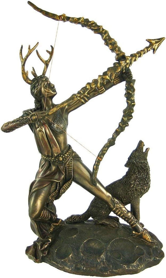 Pacific Giftware Bronzed Finish Artemis Moon Goddess Greek Statue Diana by