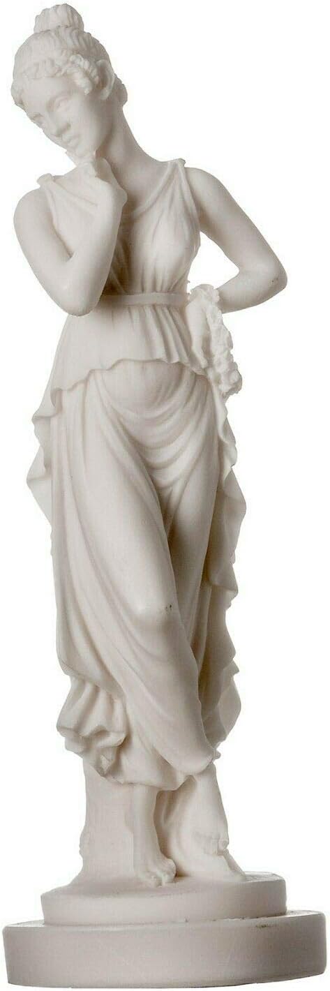 BeautifulGreekStatues Persephone Goddess Of The Underworld Springtime Flowers&Vegetation Statue 7"