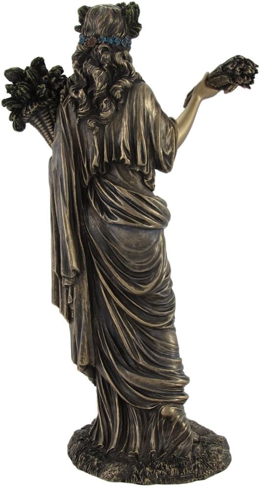 Veronese Design 12 Inch Demeter Greek Goddess of The Harvest Cold Cast Resin Bronze Finished Statue Symbolic Homage to The Cycle of Life and Abundance