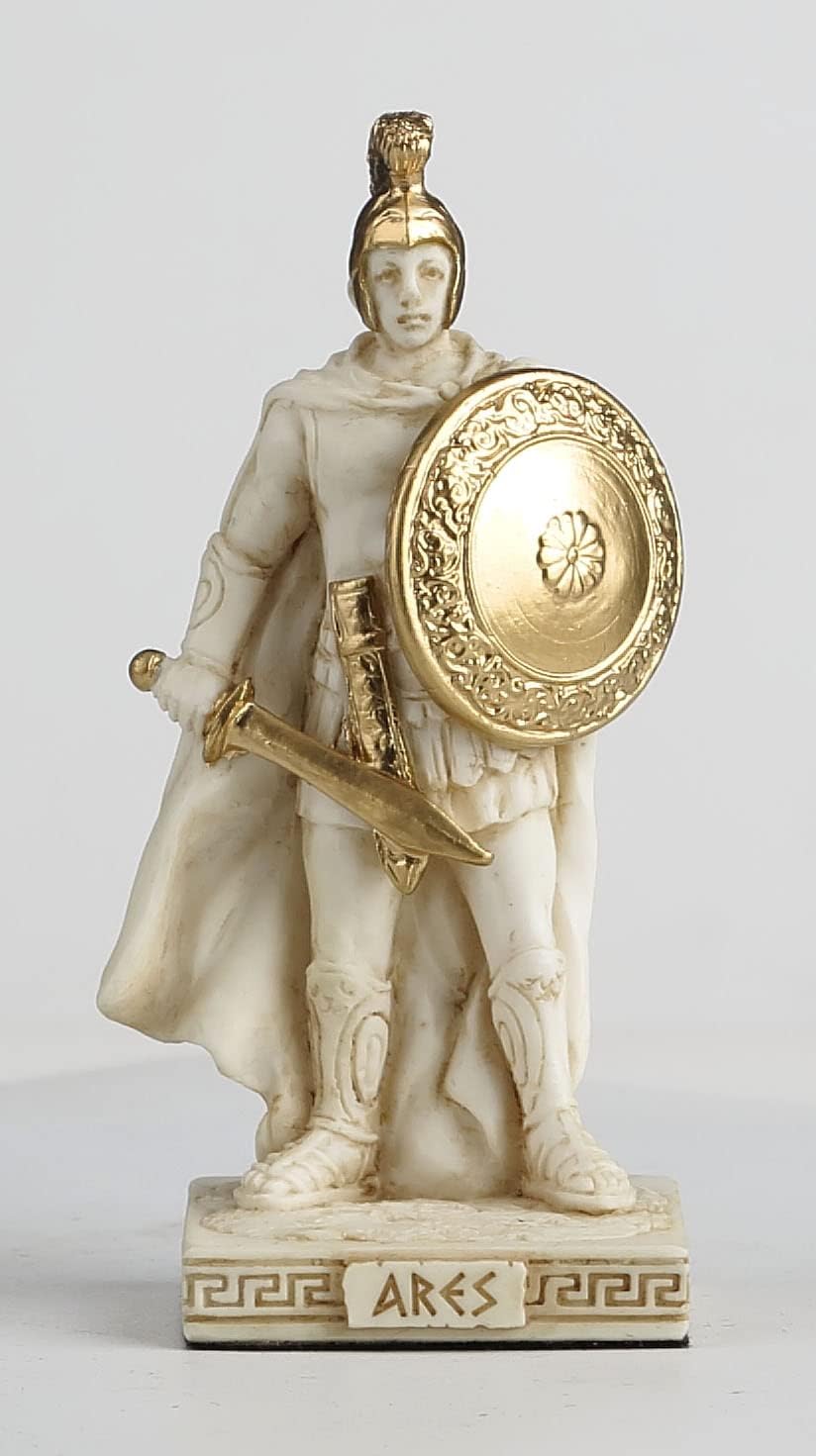 Veronese Design 3 1/4" Tall Greek Pantheon Gods Polyresin Figurines Hand Painted Miniature