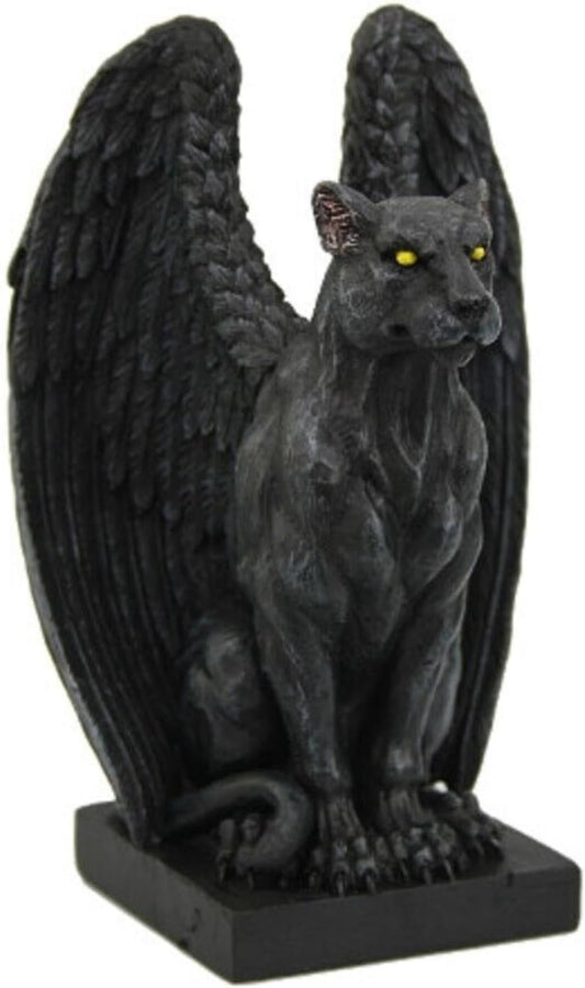 Pacific Giftware Jaguar Winged Gargoyle Collectible Figurine 6 Inches Tall