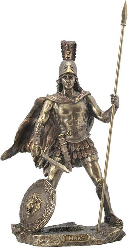 Mars/Ares Statue Sculpture - Roman God of War (Bronze) by wu
