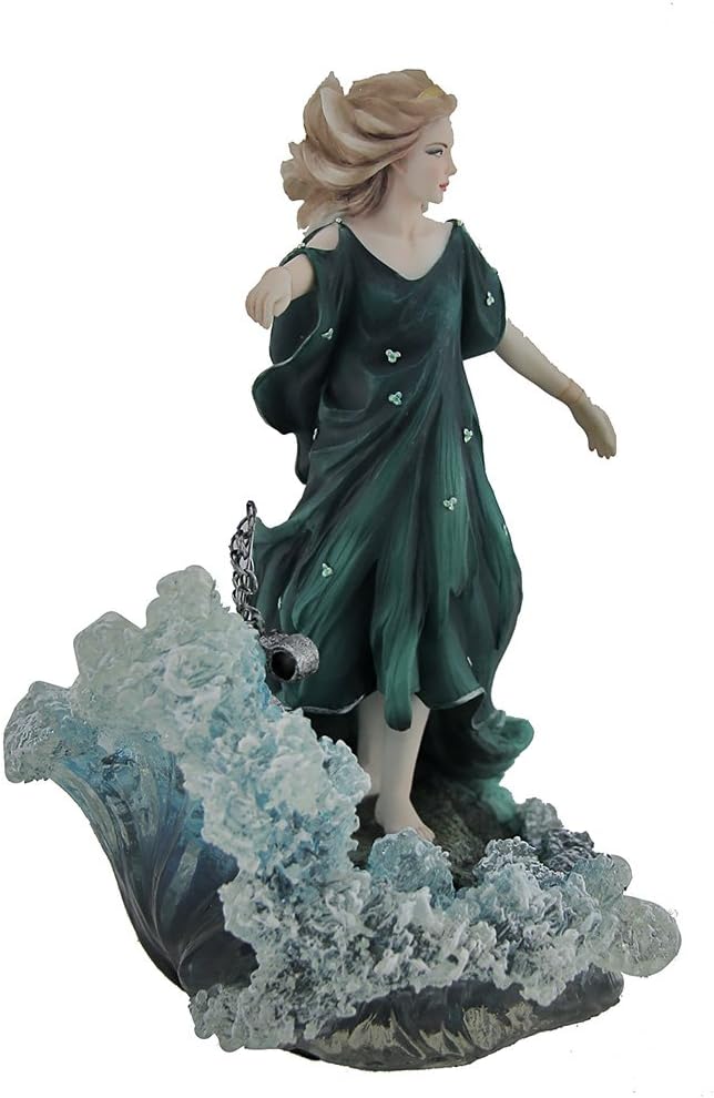 Veronese Design Dechainee By Melanie Delon Rebellious Woman In Green Statue