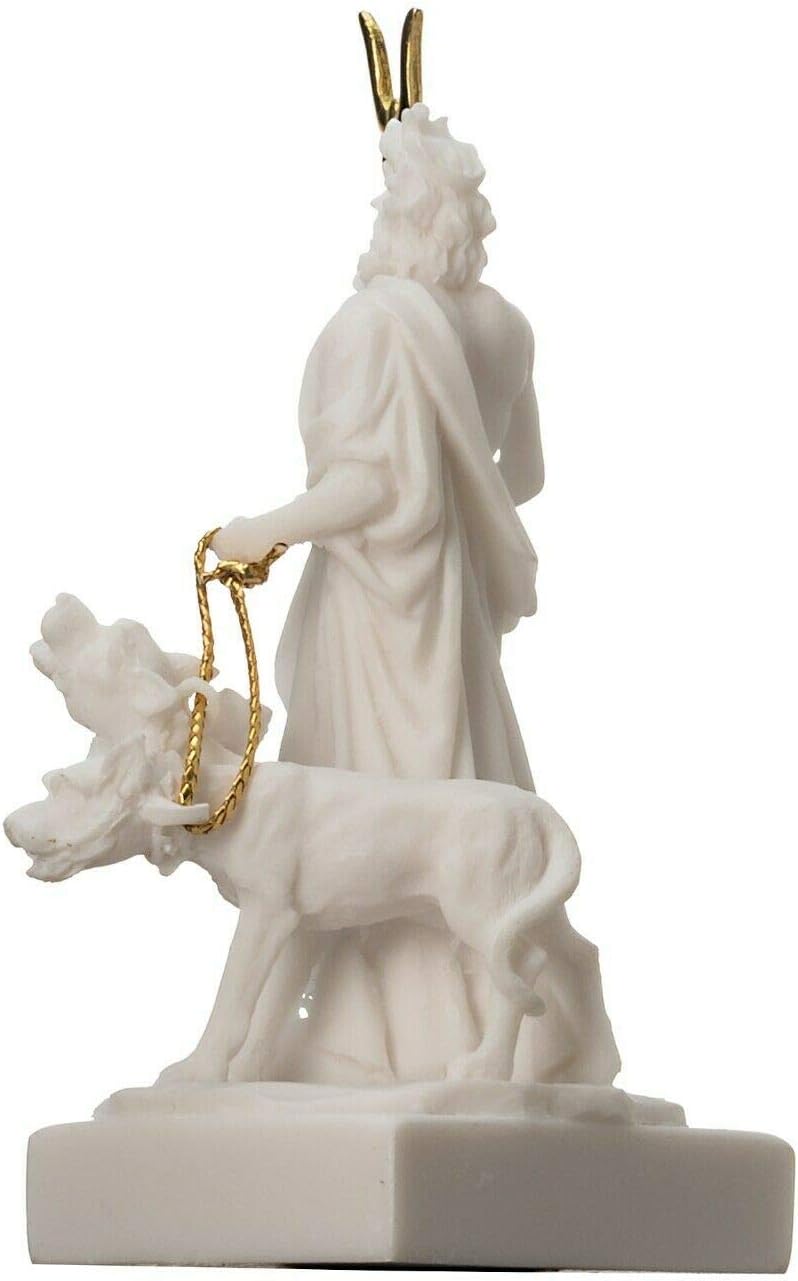 Pluto Hades Lord of The Underworld Greek Statue Dead Figurine Museum 5.1"