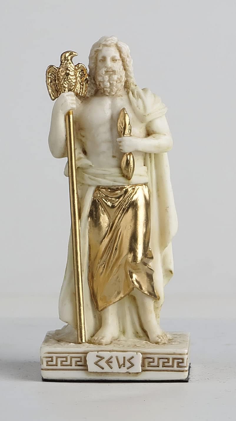 Veronese Design 3 1/4" Tall Greek Pantheon Gods Polyresin Figurines Hand Painted Miniature