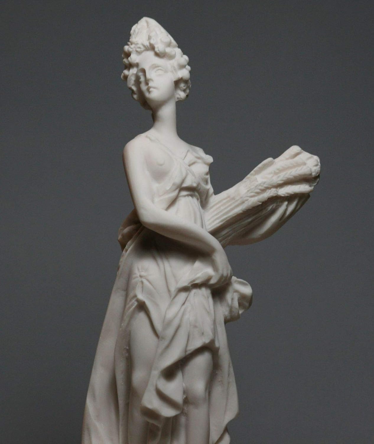 Demeter Ceres Greek Roman Goddess Mother of Nature Handmade Statue Sculpture
