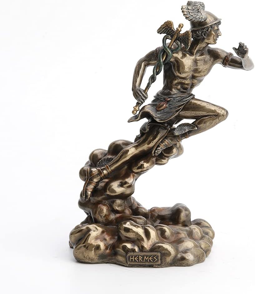 Hermes - Greek God of Travel, Luck and Commerce Statue