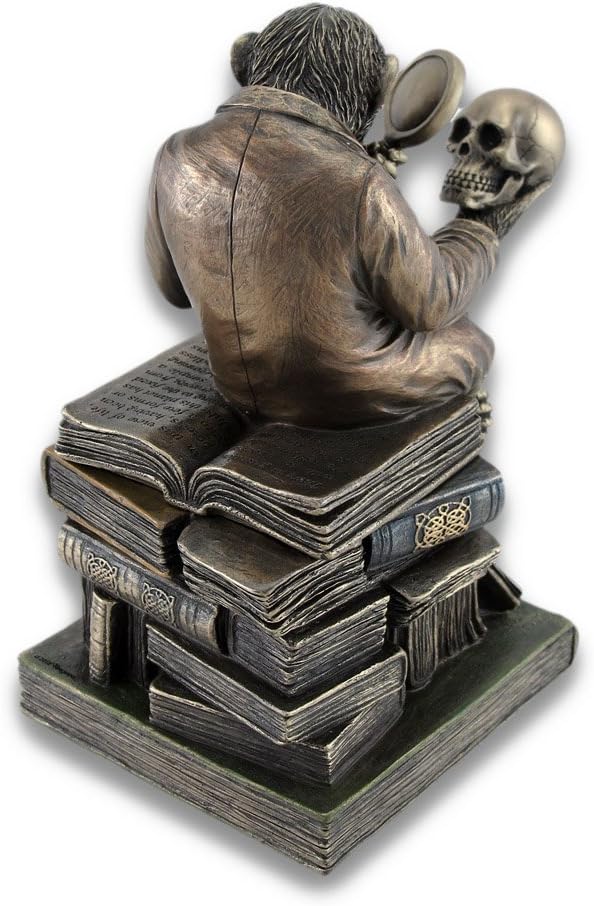 Smart Chimpanzee Scholar Trinket Box Stash Box