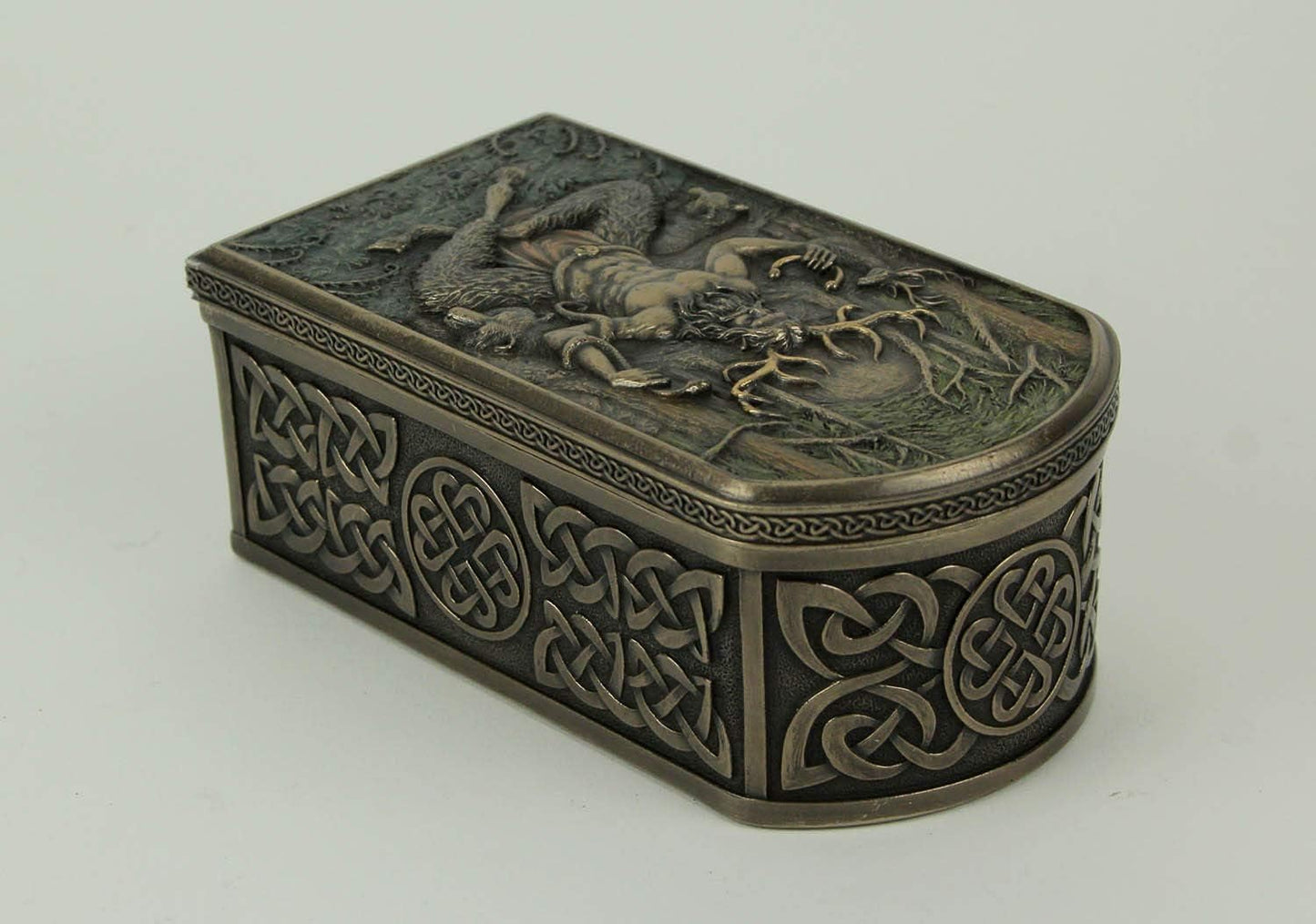 Veronese Design Cernunnos Celtic Horned God Of Animals And The Underworld Trinket Box