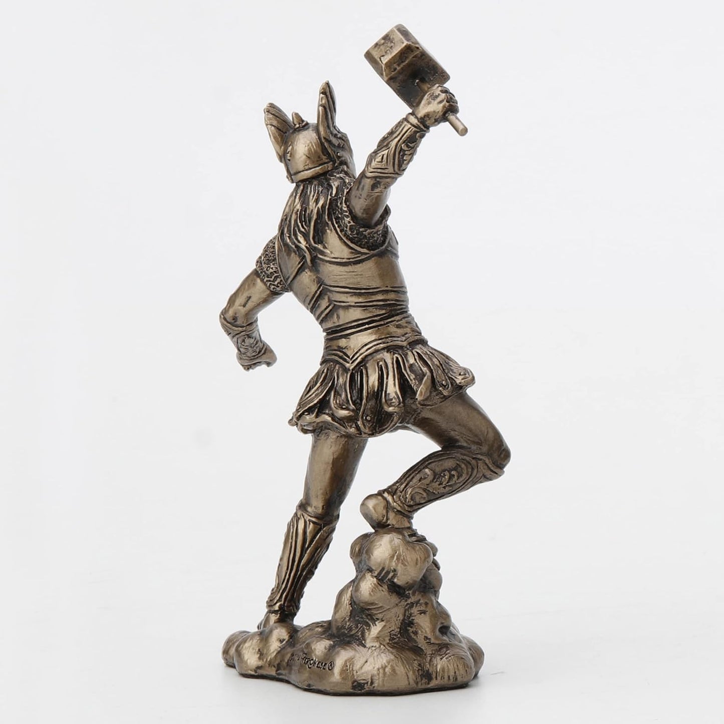 Veronese Design 4 1/2" Thunder God Thor Norse Viking Figurine Painted Resin Miniature Statue