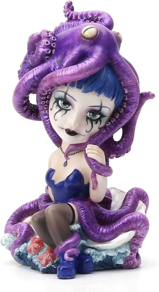 Veronese Design 5 3/8" Gothic Blue Blood Aristocrat Hand Painted Resin Figurine