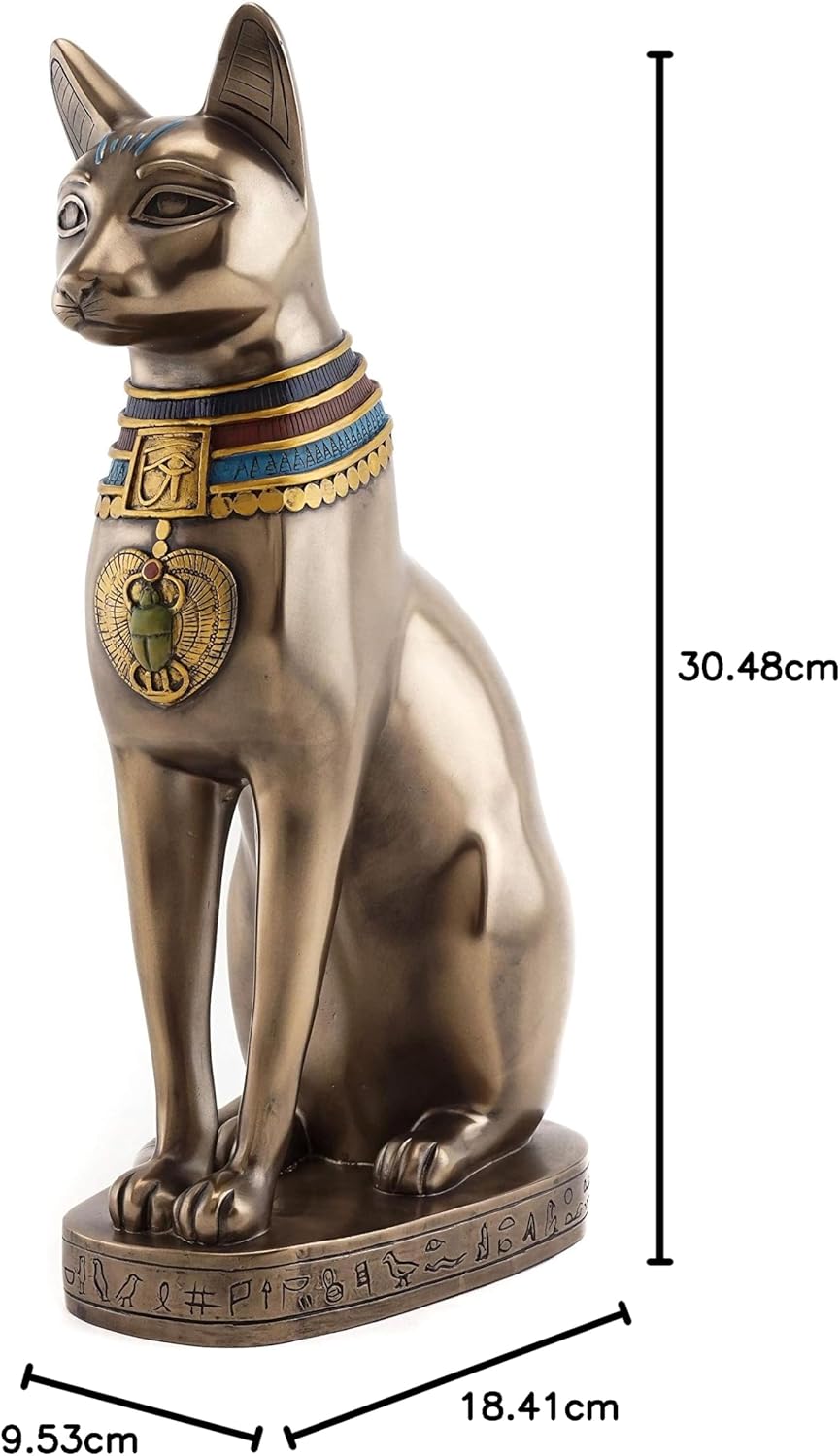 Top Collection King Tut's Secret Ancient Egyptian Goddess Bastet Statue - Museum Quality