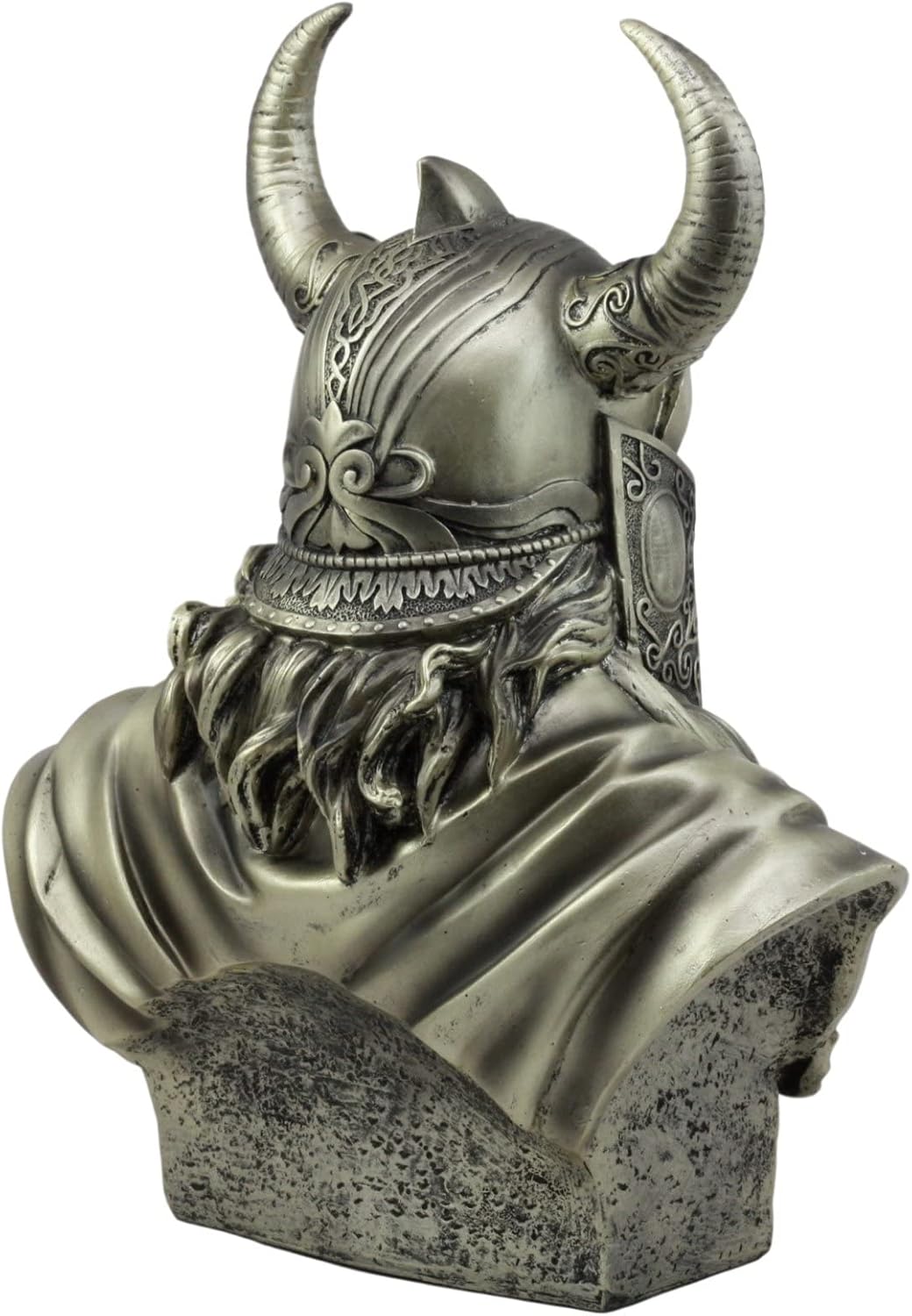 Ebros Warrior God Odin The Alfather Bust Statue 12" H Norse Viking God Odin Ruler of Asgard Sculptural Figurine