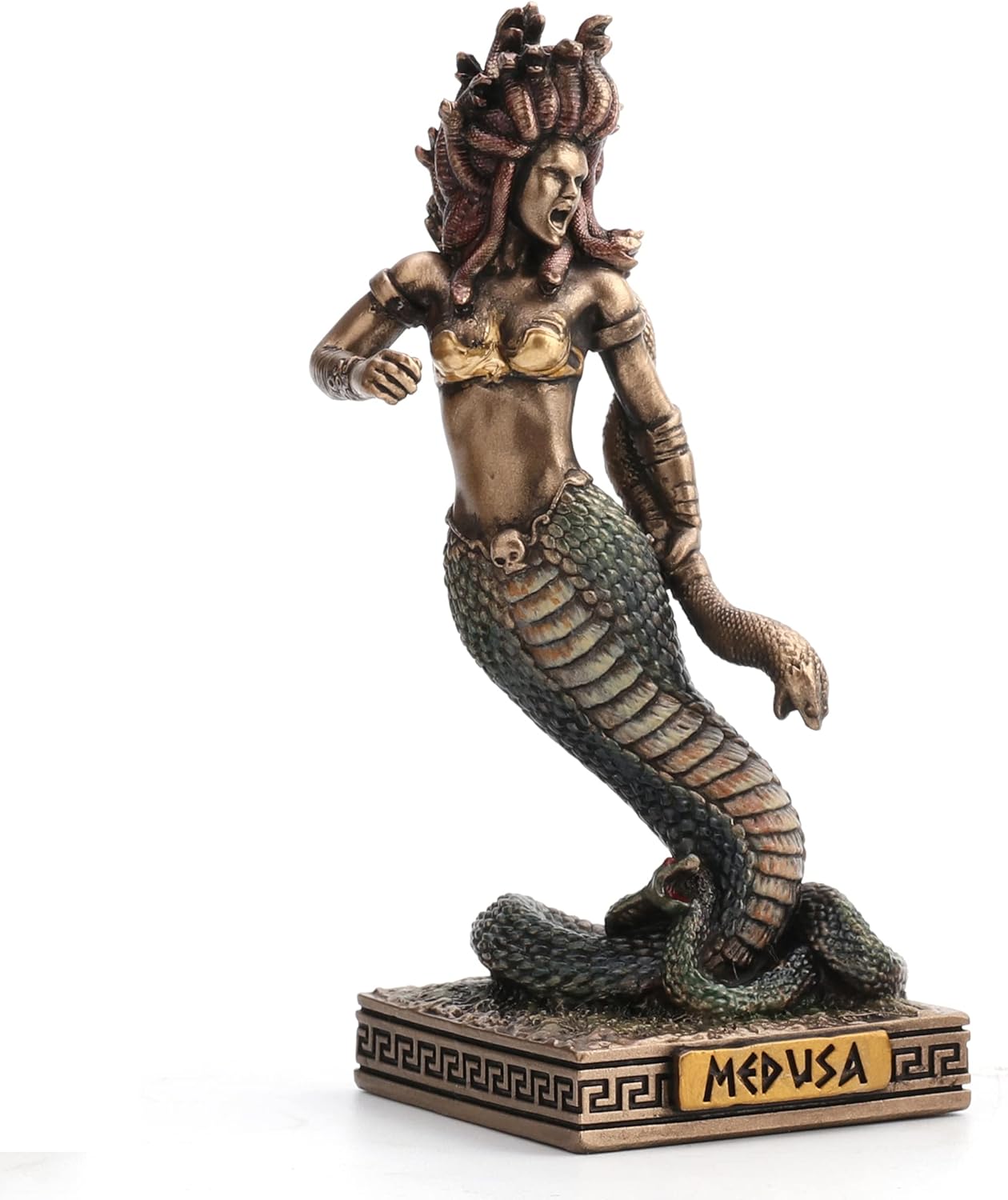 Veronese Design Medusa The Gorgon Resin Hand Painted Miniature Figurine