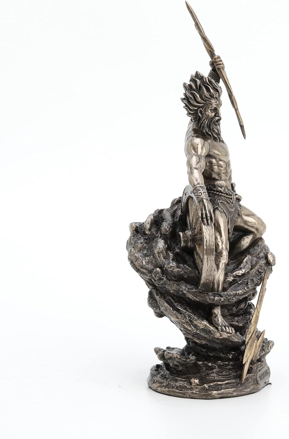 Veronese Design Taranis Celtic God of Thunder Resin Statue Bronze Home Decor Mythology Sculpture