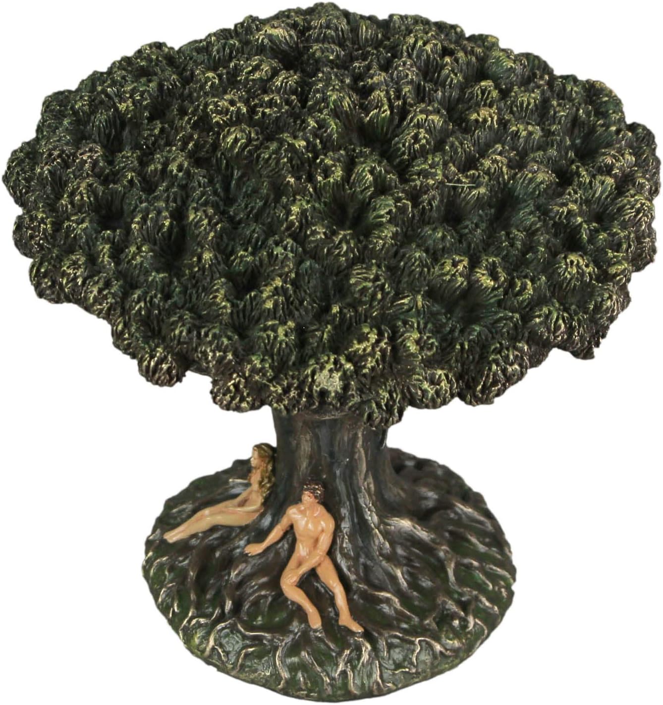 Veronese Design Hand Painted Tree of Life Origin of Man Statue 6.25 Inches High