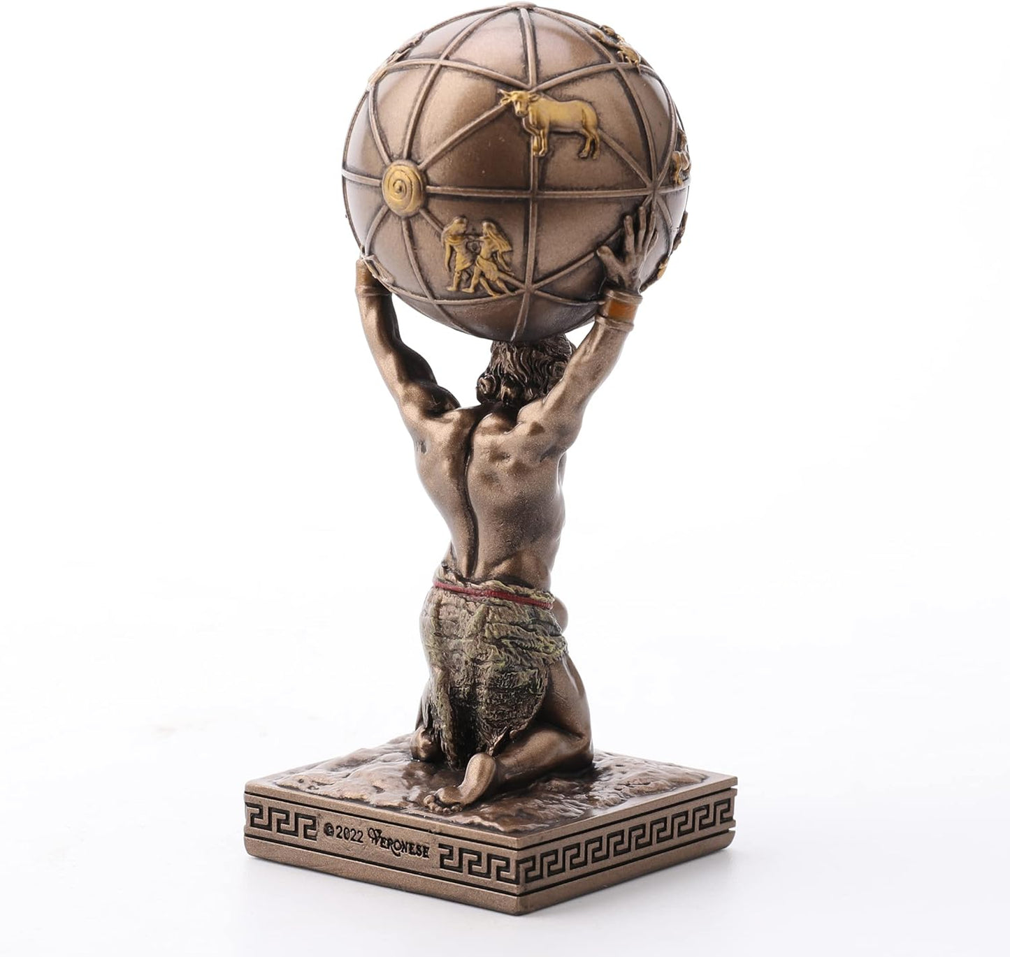 Veronese Design Atlas Greek Titan Bearer of The Sky Resin Hand Painted Miniature Figurine