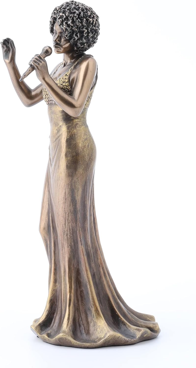 Veronese Design 8 1/8" Jazz Band Female Vocal Singer Statue