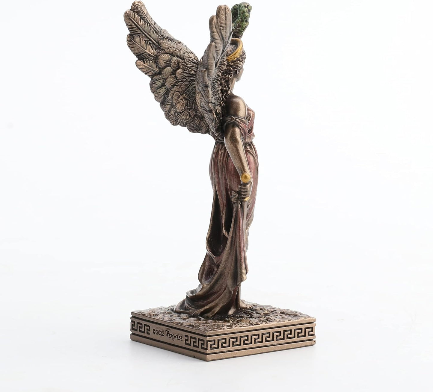 Veronese Design 4 Inch Nike Greek Goddess of Victory Resin Miniature Figurine Hand Painted Bronze Finish
