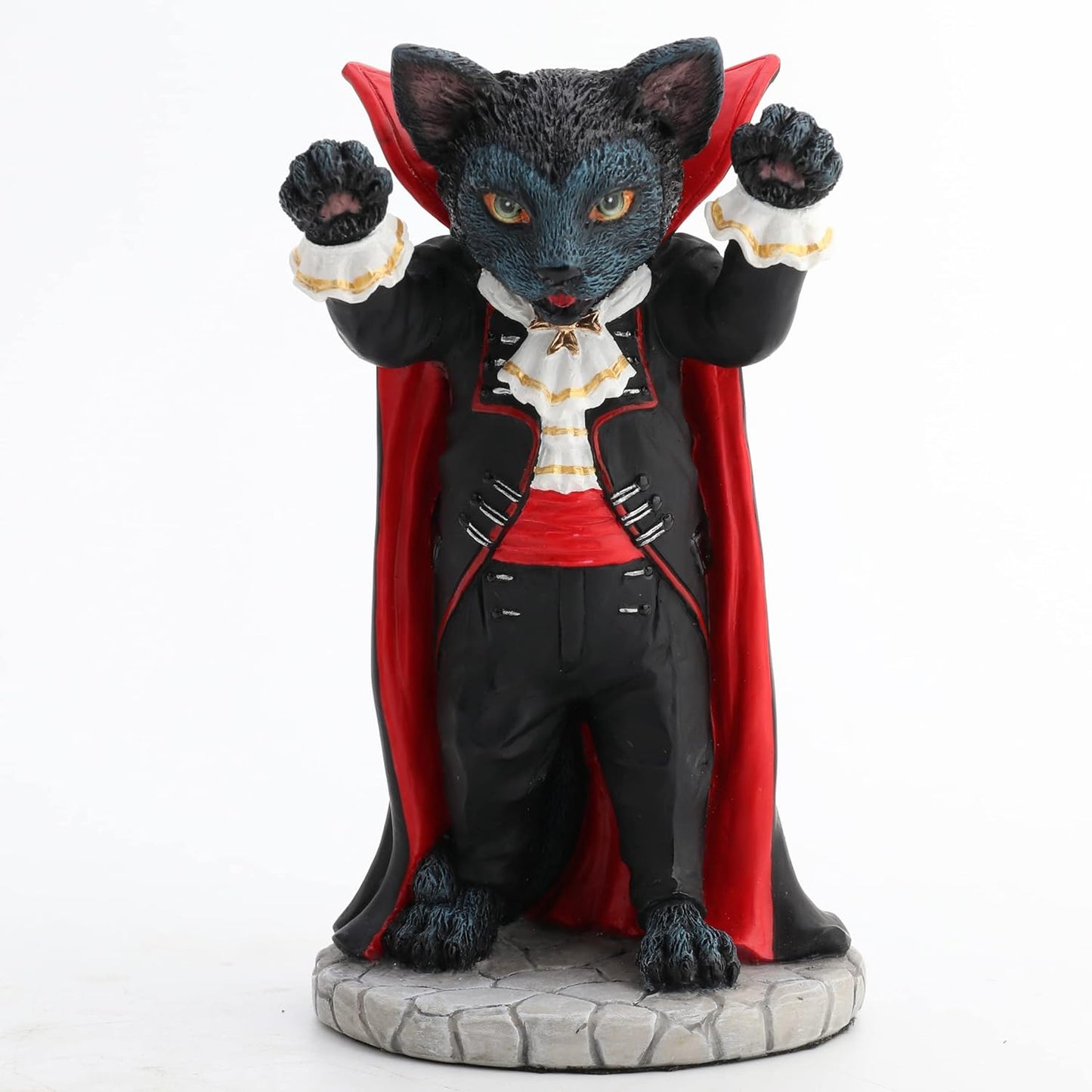 Veronese Design 5" Count Catcula Spooky Nosferatu Vampire Cat Resin Animal Collectible Figurine