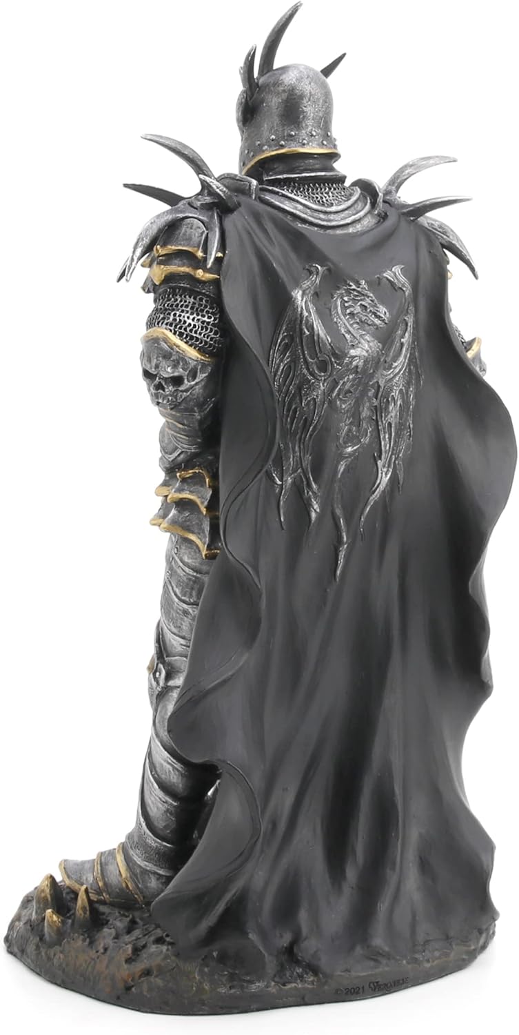 Veronese Design 10" Armoured Lich King with Great Sword Resin Sculpture Hand Painted Finish