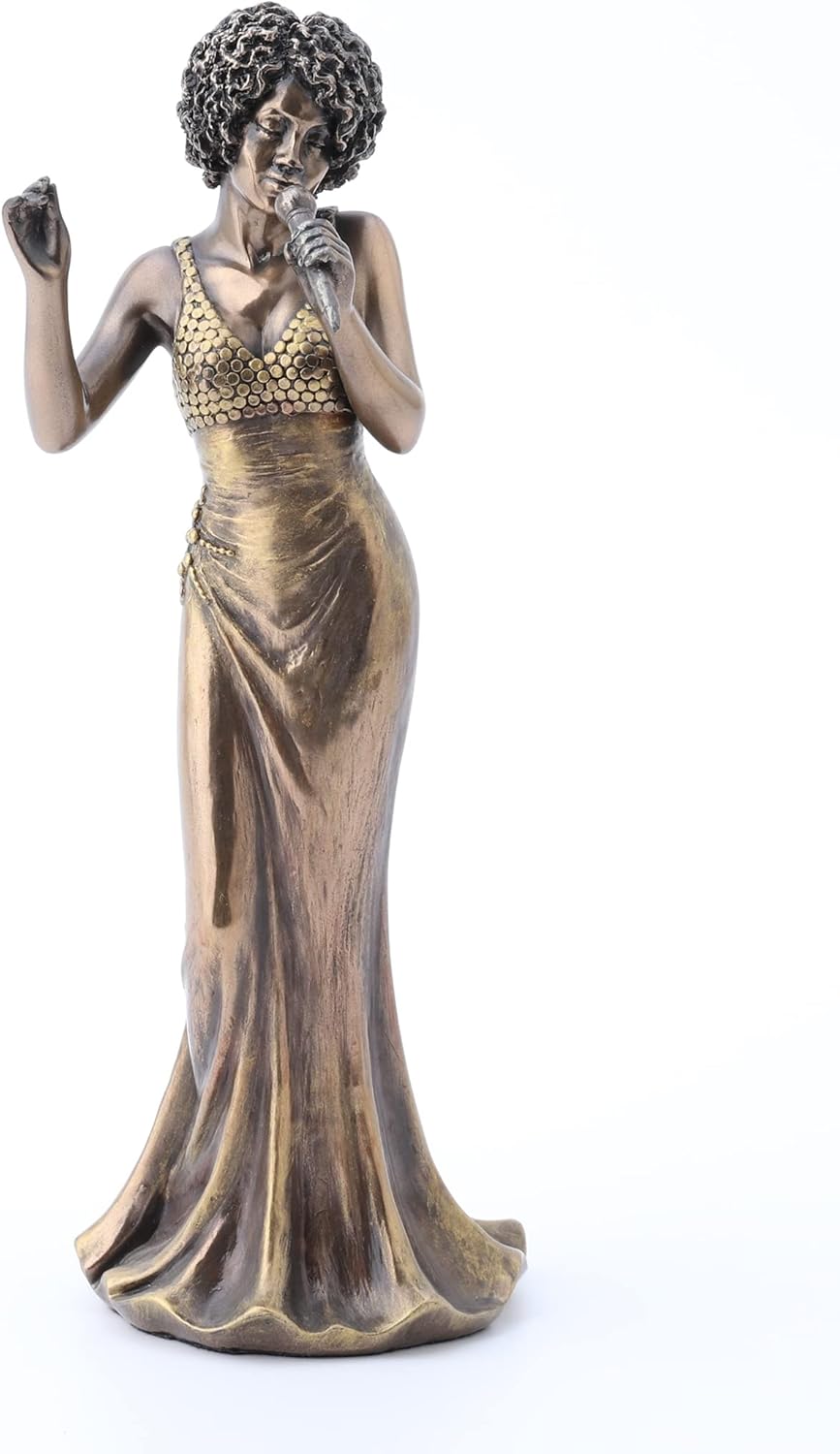 Veronese Design 8 1/8" Jazz Band Female Vocal Singer Statue