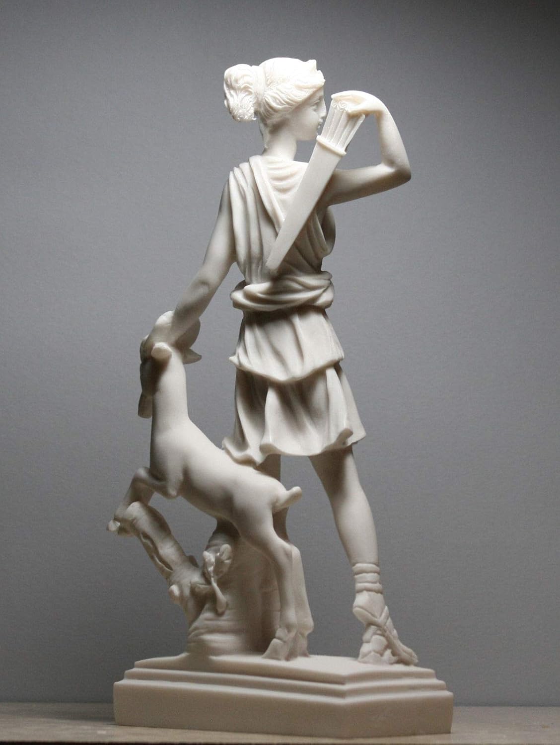 Diana of Versailles Greek Goddess Artemis Cast Marble Sculpture Louvre Museum 9.84΄΄