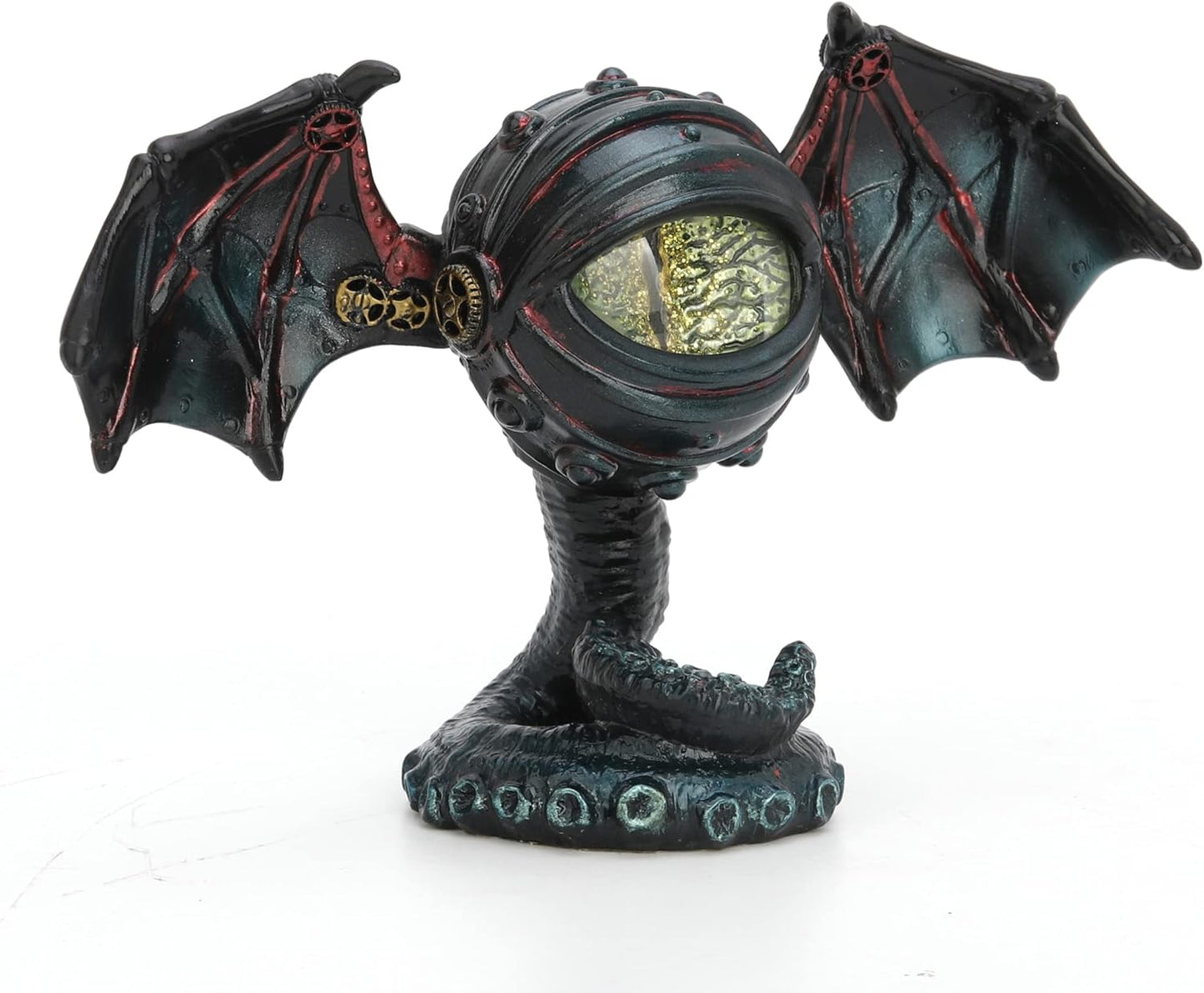 Veronese Design 4 1/8 Inch Creature Steampunk Floating Eye Octobat Hand Painted Cast Resin Metallic Finish Statue Tabletop Mini Figurine