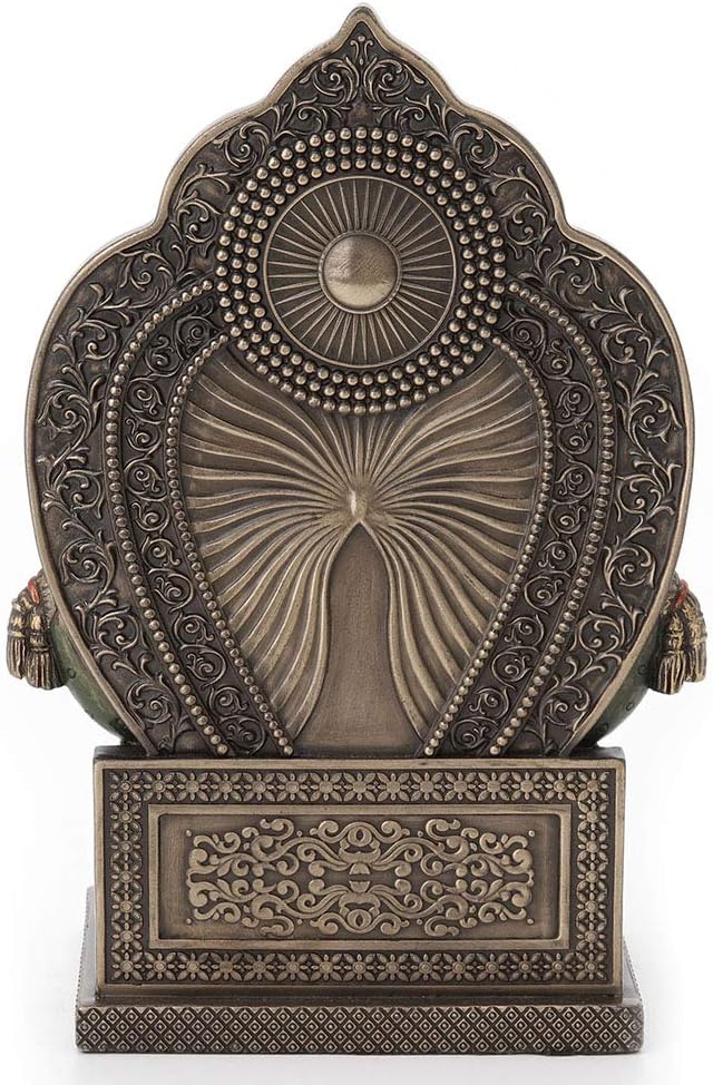 Veronese Design 7 3/8 Inch Lord Kubera Hindu God of Wealth Kuvera Kuber Kuberan Protector of The World Cold Cast Resin Antique Bronze Finish Statue