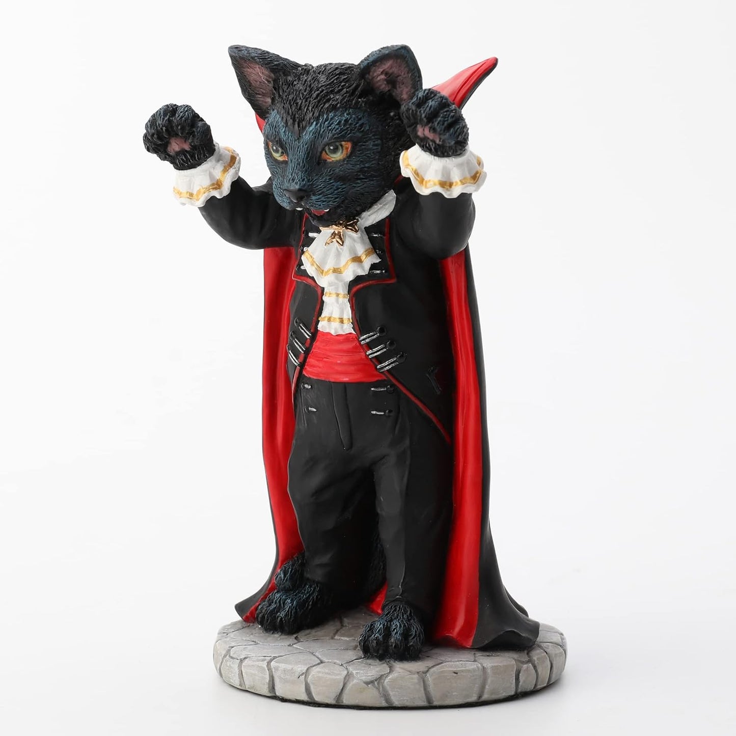 Veronese Design 5" Count Catcula Spooky Nosferatu Vampire Cat Resin Animal Collectible Figurine