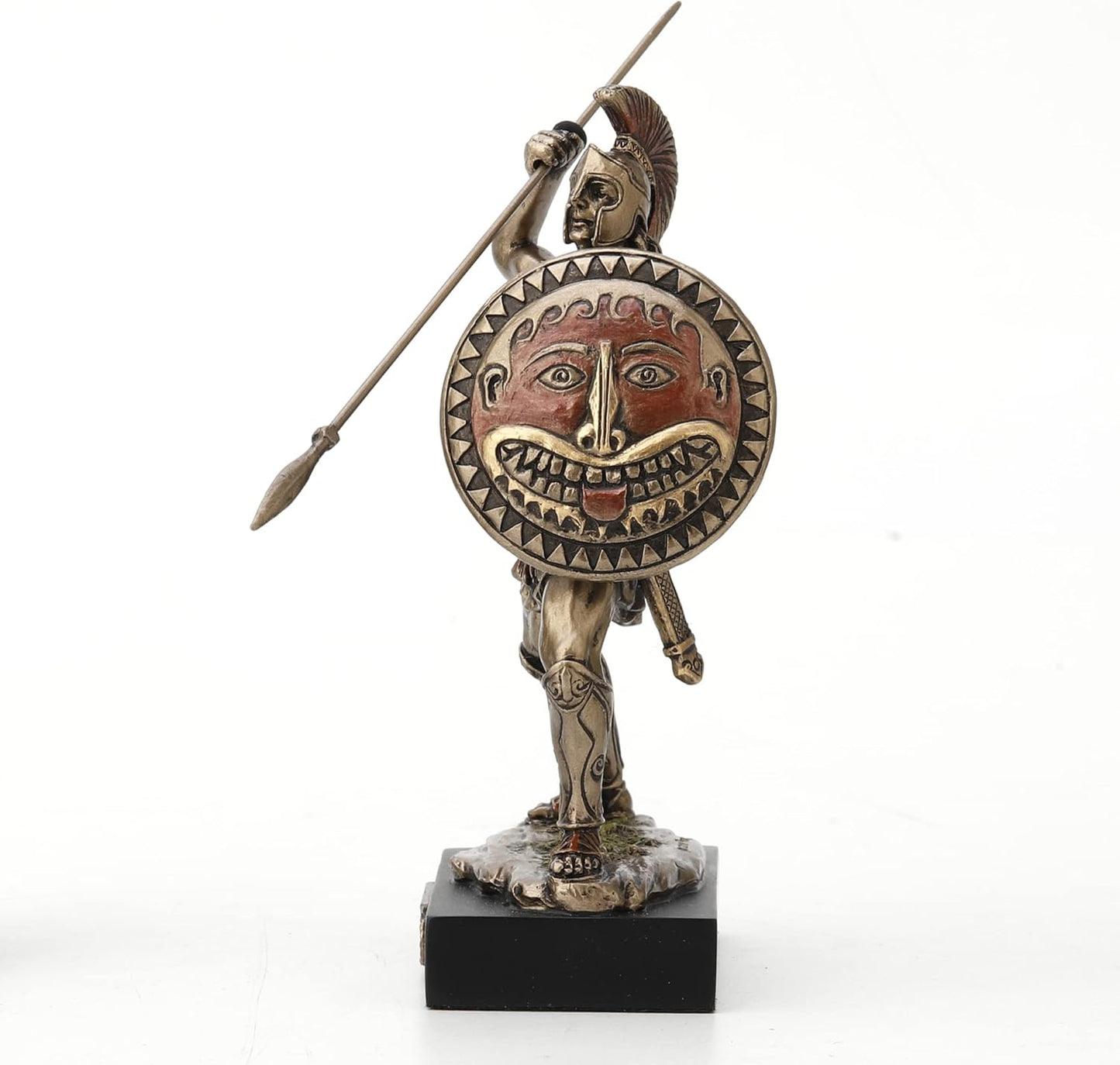 Veronese Design 4 7/8" Spartan Warrior Miniature Figurine Hand Painted Resin Statue