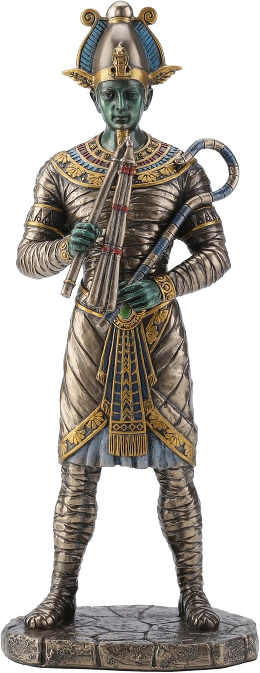 Veronese Osiris Ancient Egyption God of the Dead Bronze Finished Statue