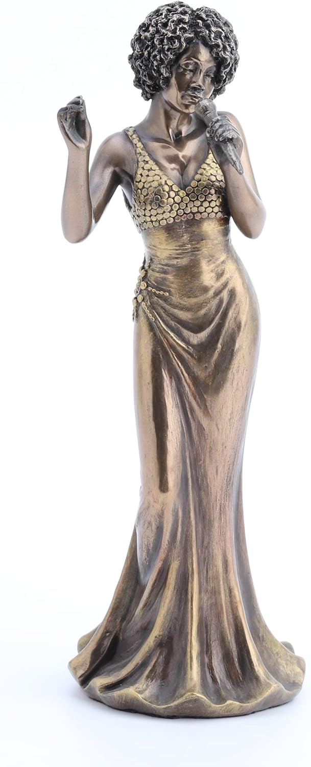 Veronese Design 8 1/8" Jazz Band Female Vocal Singer Statue