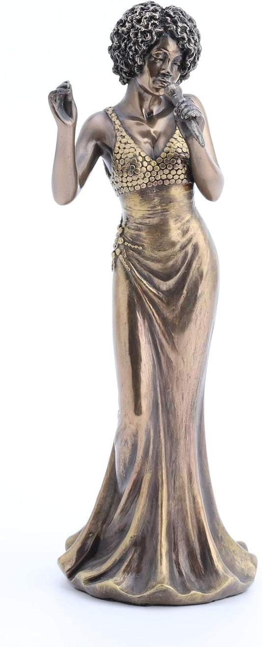Veronese Design 8 1/8" Jazz Band Female Vocal Singer Statue