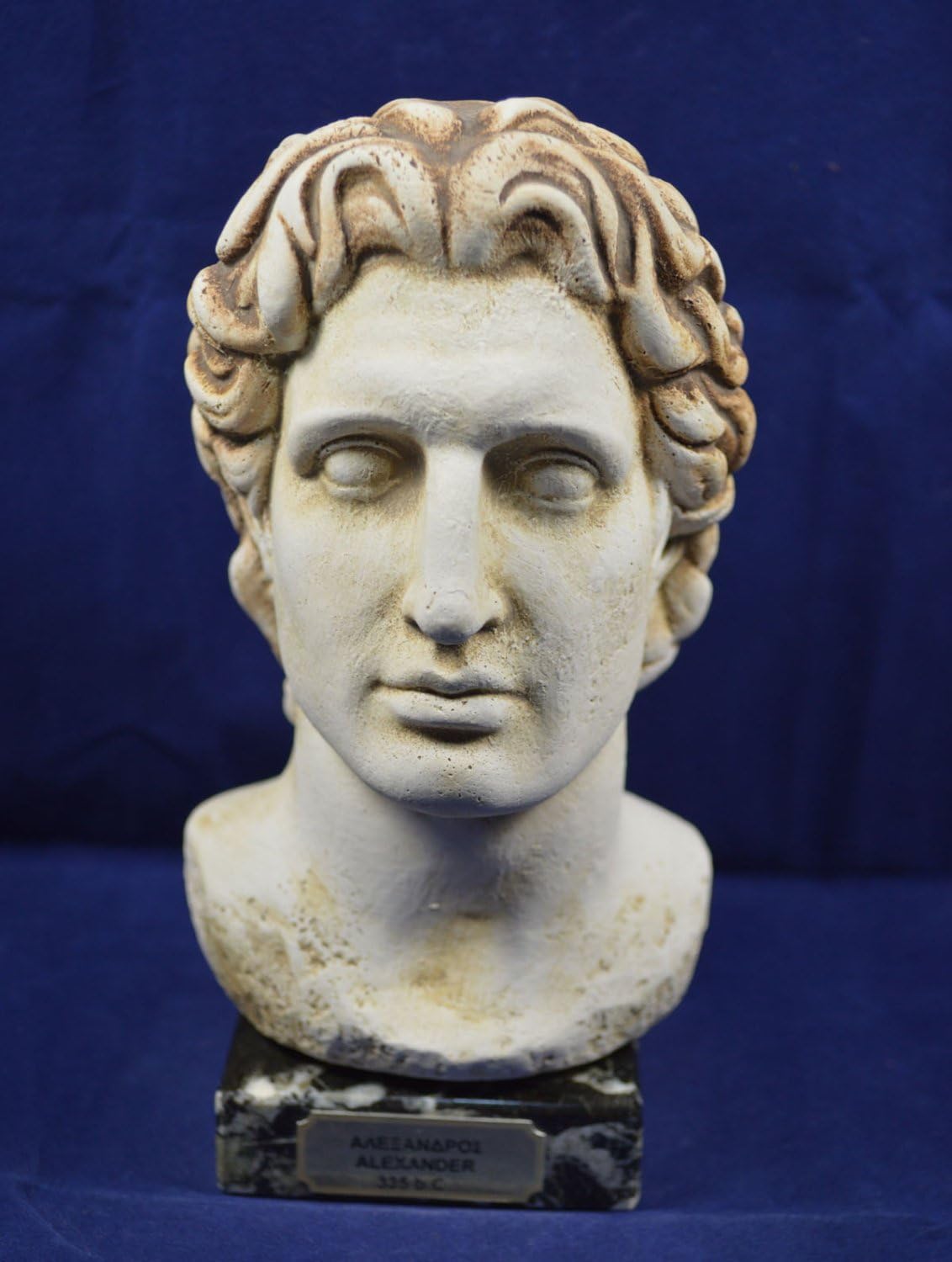 Alexander sculpture the Great Macedonian king bust