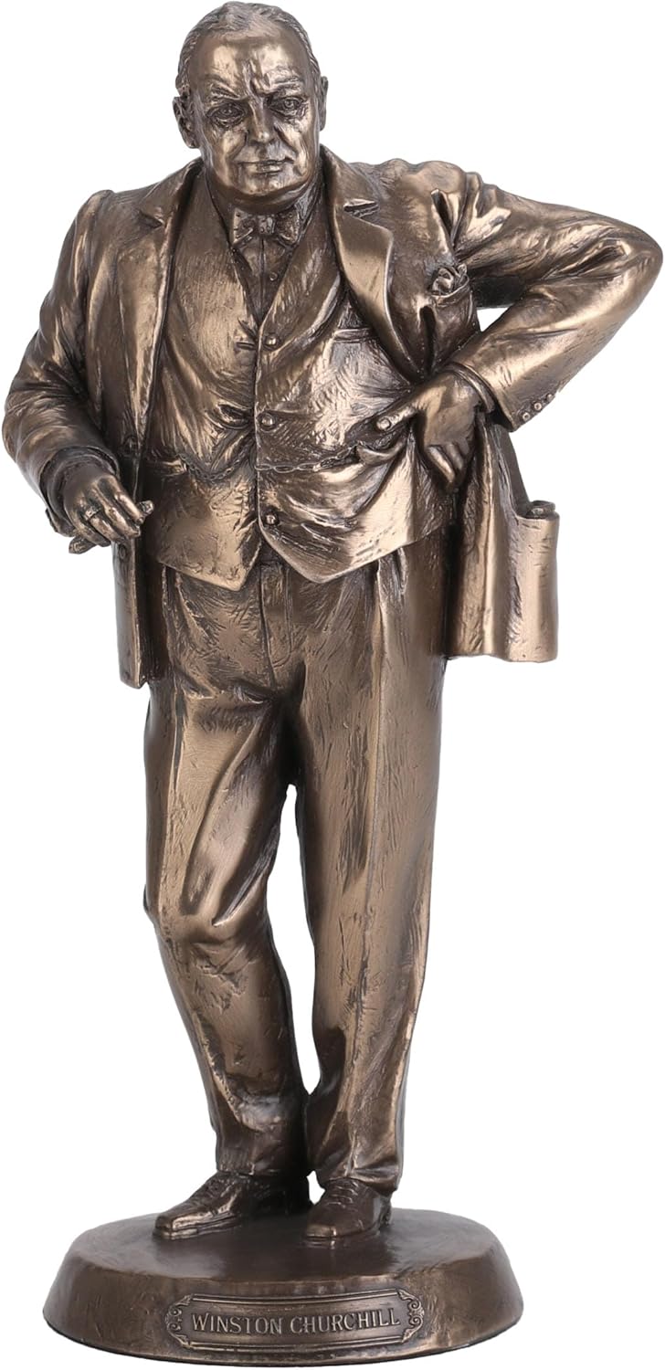 Veronese Design British Prime Minister Winston Churchill Bronze Finished Statue
