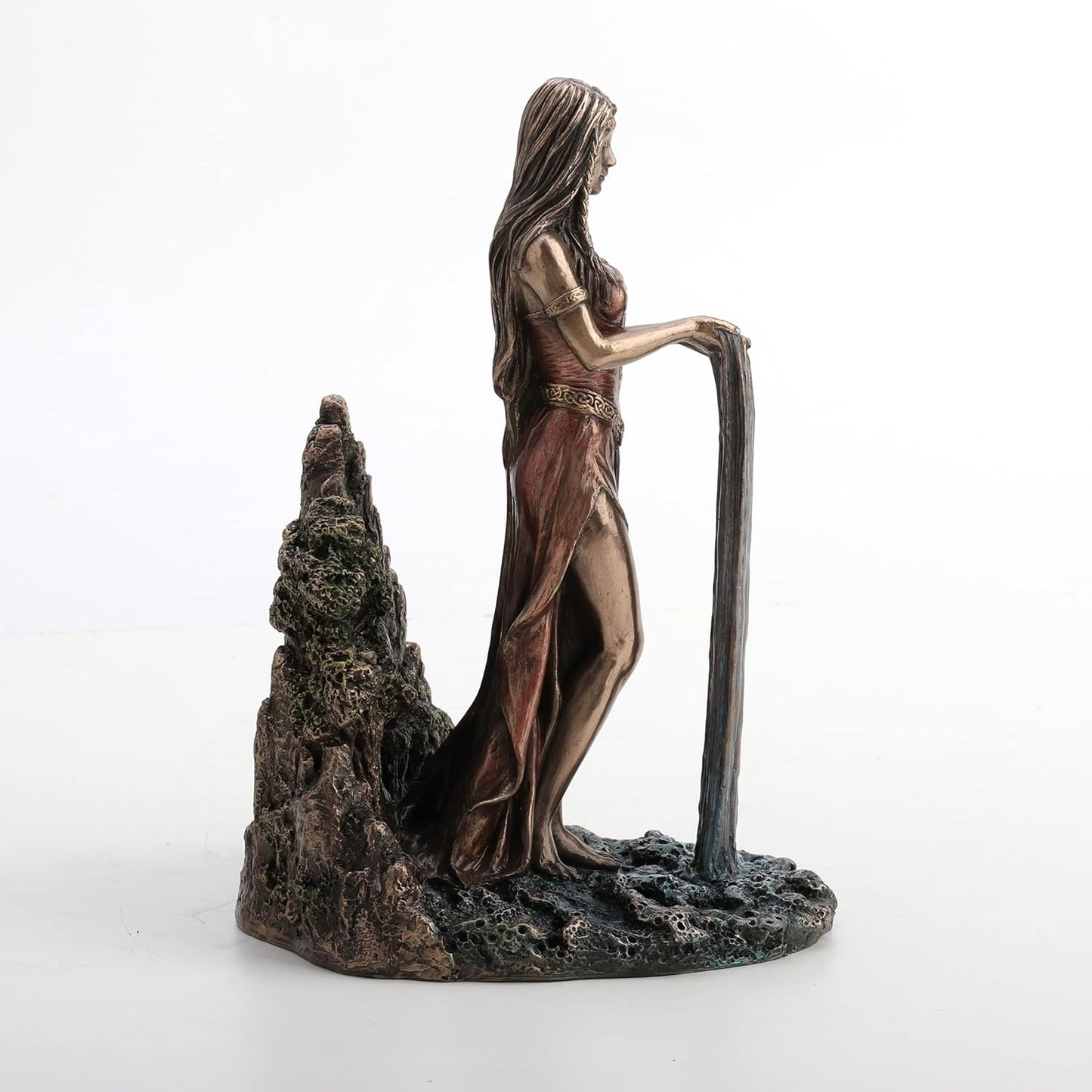 Veronese Design 9 Inch Celtic Matriarch Goddess Danu Resin Sculpture Bronze Finish