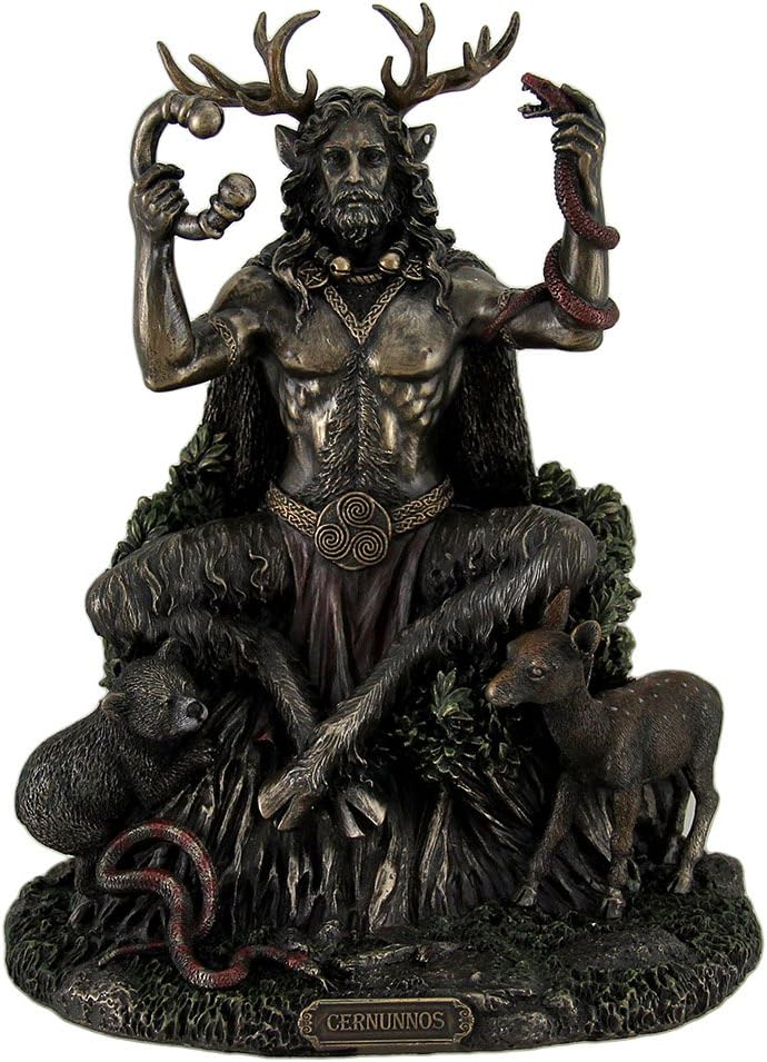 Veronese Design Cernunnos Celtic Horned God Of Animals And The Underworld Statue 9 Inch