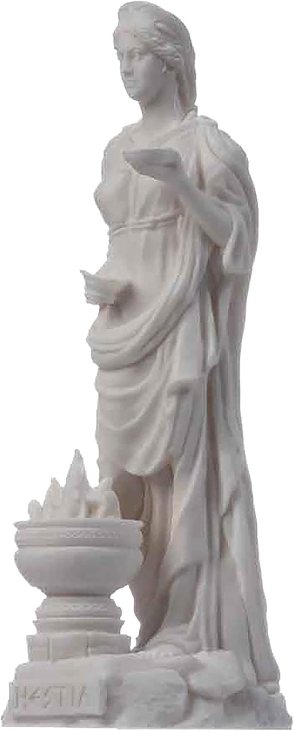 BeautifulGreekStatues Hestia Goddess of the hearth, home family, and the state Statue 6.69"