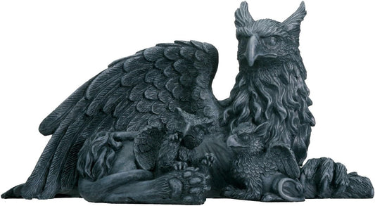 Griffin With Babies - Collectible Figurine Statue Sculpture Figure