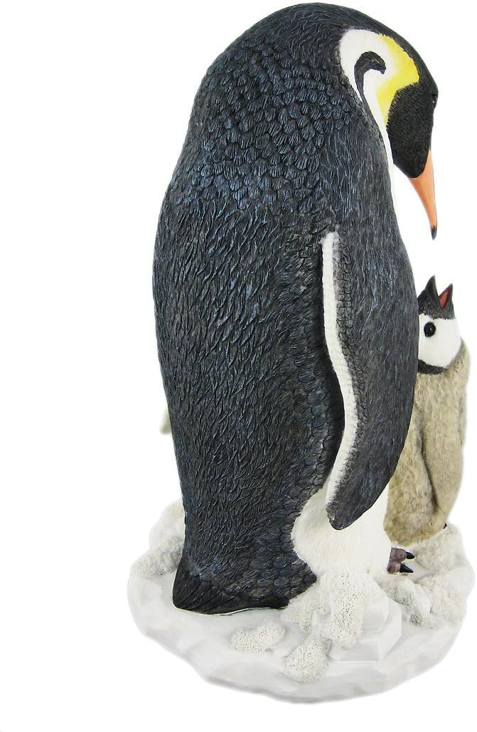 Mother And Child Penguin Statue Baby Chick