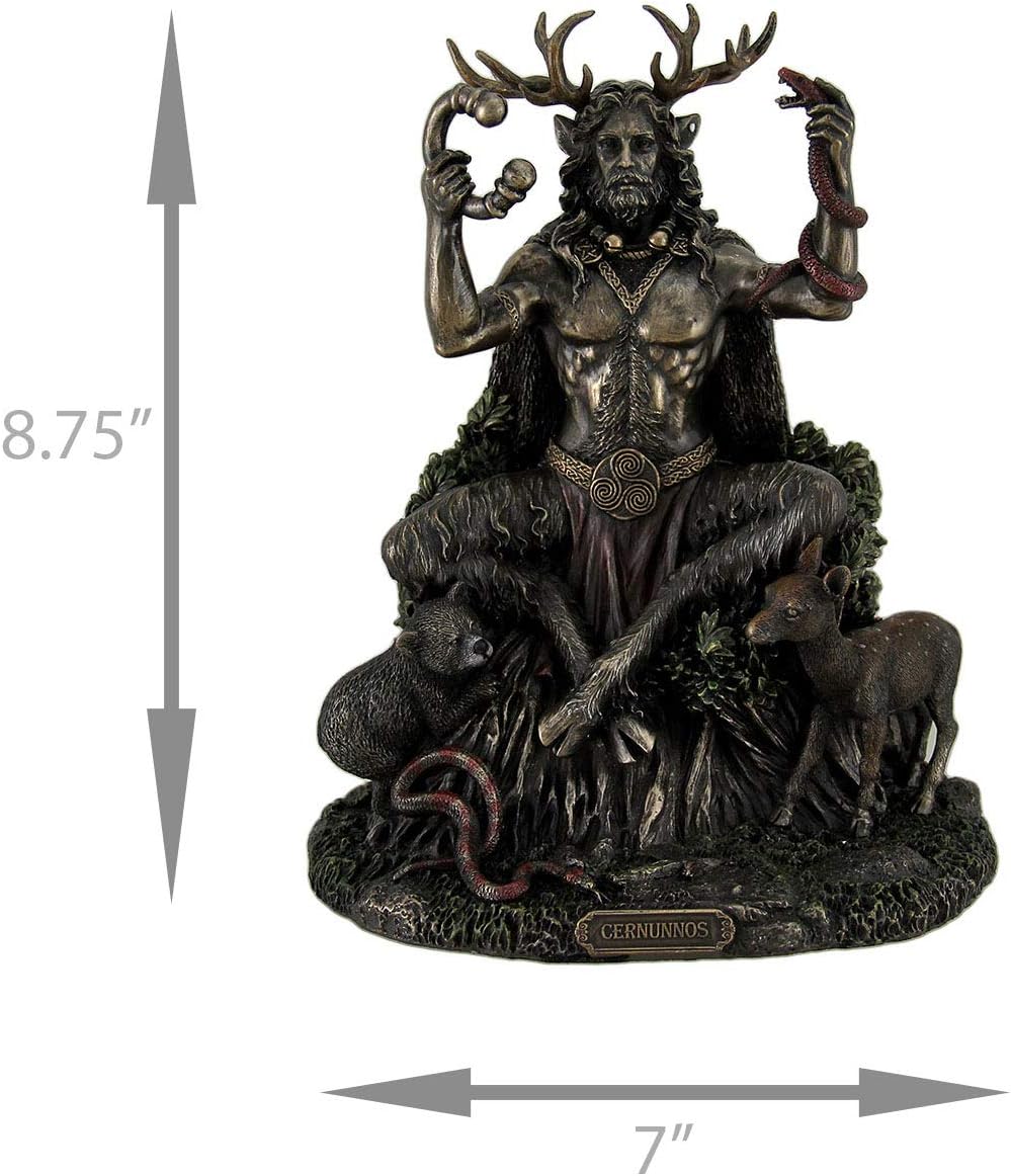 Veronese Design Cernunnos Celtic Horned God Of Animals And The Underworld Statue 9 Inch