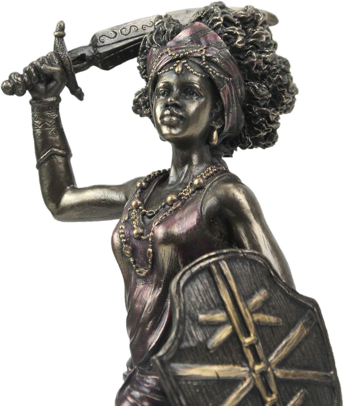 Veronese Design Bronzed Finish Obba Orisha of Marriage and Transformation Statue