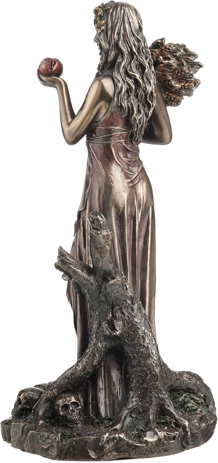 Veronese Design 10.25 Inch Persephone Greek Goddess of Vegetation and The Underworld Antique Bronze Finish Statue