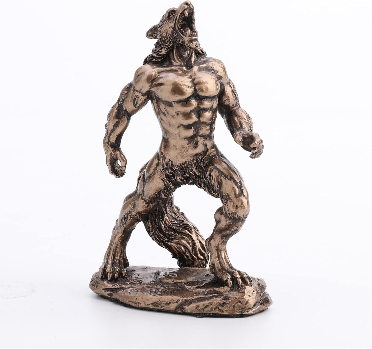 Unicorn Studios Veronese Design 3 1/4" Lycanthrope Werewolf Moon Howl Miniature Resin Figurine
