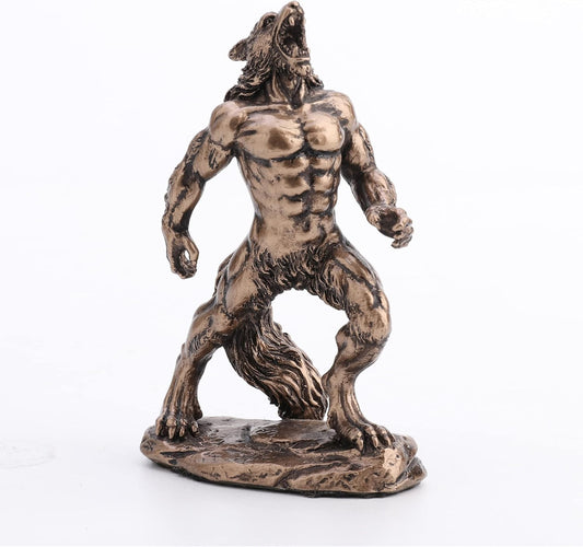 Unicorn Studios Veronese Design 3 1/4" Lycanthrope Werewolf Moon Howl Miniature Resin Figurine